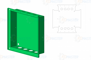 Развертка листовой детали для лазерной резки и гибки