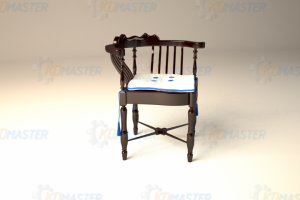 3d визуализация стула для карточки товара