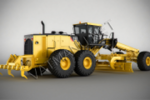 3D визуализация автогрейдера