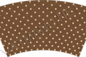 Бумажный стаканчик в горошек