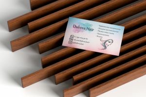Визитка услуг реконструкции волос
