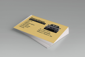 Визитка для перетяжки салона авто