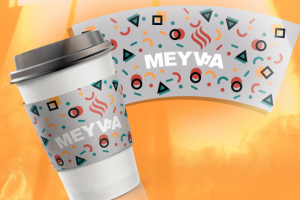 Дизайн принта на стакан для кофе