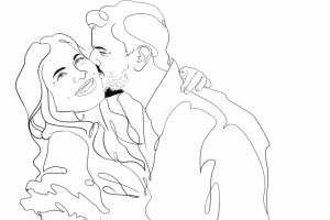 Портрет линией