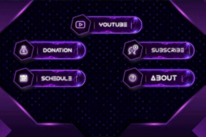 Кнопки для twitch