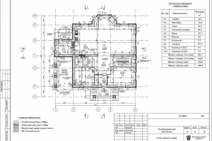 Чертеж дома