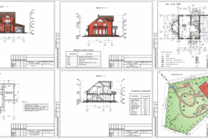 Чертеж дома