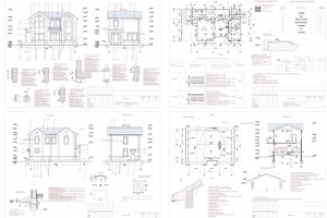 Чертеж дома