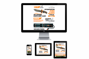 Сайт по продаже ножа Ultimate от Gerber Bear Grylls