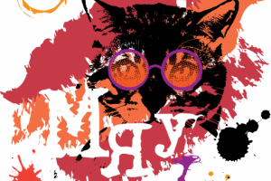 Принт на майку. Кот