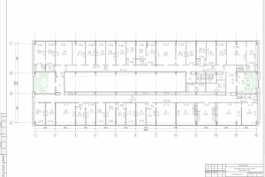 Объект, корректировка плана этажа в соответствии с БТИ