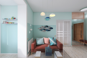 Дизайн и визуализация квартиры для пары