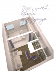 дизайн и зонирование комнаты