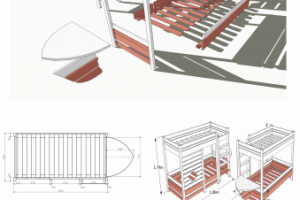 Детская кроватка по эскизу заказчика