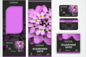 Дизайн подарочной карты и конверта