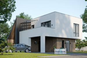 Визуализация дома в современном стиле