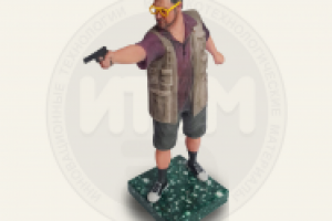 3D моделирование, подготовка к печати, 3D печать (гипсополимер)