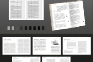 Учебный проект - дизайн и верстка книги "Дракула"