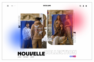 Интернет-магазин одежды | Sixth June Paris