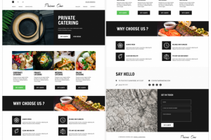 Дизайн лендинга | Ресторан