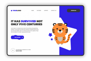 Tiger ( html + css + js + resp )