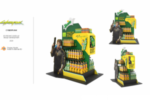 Дизайн E3-дисплея Sprite Cyberpunk