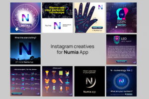 Креативы для инстаграм "Numia"
