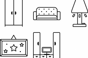 Дизайн иконок для сайта по продаже мебели