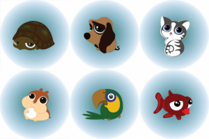 Коллекция мультяшных зверушек