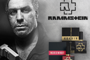 Создание рекламной карточки для парфюма от группы Rammstein