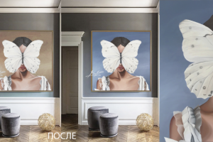 Обработка фото картин и интеграция их в интерьер