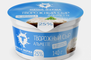 Упаковка творожного сыра