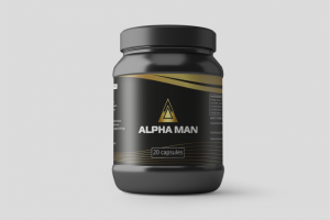 Этикетка ALPHA MAN