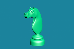 3D Max modeling Horse