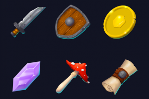 Казуальные иконки для игры