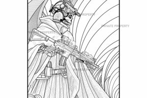 Арт в графичном стиле для принта на одежду