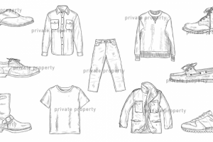 Набор иконок для сайта одежды и обуви the-bootleggers.ru