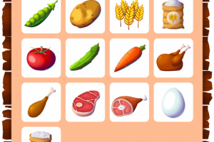 Фрагмент интерфейса игры в стиле "Ферма"