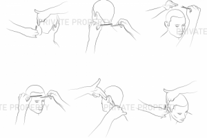 Иллюстрации для курсов по парикмахерскому искусству