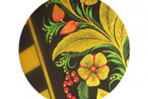 Реставрация детского столика - Хохлома