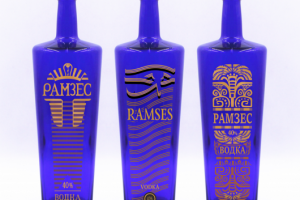 водка "Рамзес" (шелкография)