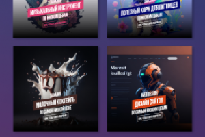 Баннеры с помощью нейронных сетей