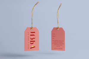 Этикетка для локального бренда женской одежды "Изба"