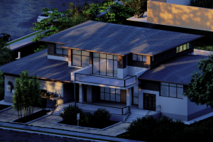 Дом в стиле Райт