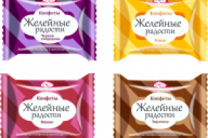 этикетка для конфет "желейные радости"
