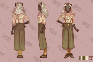 Концепт-арт персонажа Фурри