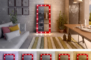 Визуализация зеркала с диммированием для сайта компании