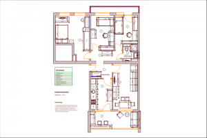 Планировка квартиры 87 кв.м