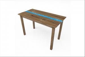 Визуализация столов со смолой