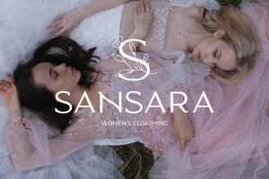 логотип для брэнда женской одежды Sansara
